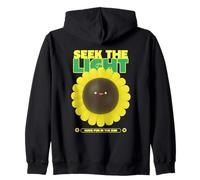 Busca la declaración Feliz Positiva de la luz Sudadera con Capucha