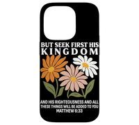 Busca Primero su Reino Mateo 633 Cita Cristiana Carcasa para iPhone 14 Pro