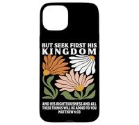 Busca Primero su Reino Mateo 633 Cita Cristiana Carcasa para iPhone 15 Plus