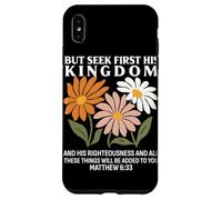Busca Primero su Reino Mateo 633 Cita Cristiana Carcasa para iPhone XS MAX