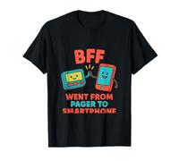 Buscador BFF a Smartphone Retro 90s Y2K Diseño Camiseta