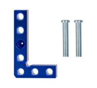 Buscador central cuadrado de aleación de aluminio de 90 grados con construcción mecanizada CNC y acabado anodizado azul resistente a la corrosión