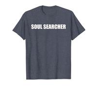 Buscador de Almas Camiseta, Hombre, Azul Jaspeado, 4XL