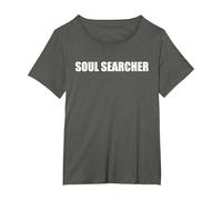 Buscador de Almas Camiseta, Mujer Tallas Grandes, Asfalto, 2XL Grande