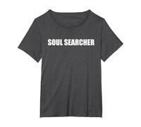 Buscador de Almas Camiseta, Mujer Tallas Grandes, Jaspeado Oscuro, 2XL Grande