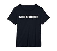 Buscador de Almas Camiseta, Mujer Tallas Grandes, Negro, 4XL Grande