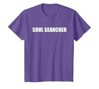Buscador de Almas Camiseta, Niños, Morado Jaspeado, 2 años