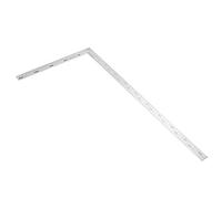 Buscador de ángulo, 500x250mm Recto de 90 Grados, Regla de ángulo Recto, Acero Inoxidable, Escuadras de Angulo Recto