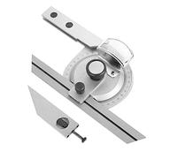 Buscador de ángulo de transportador de bisel de acero al carbono de 360 grados Transportador de bisel Vernier de precisión de 3 "con lupa