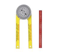 - Buscador de ángulo transportador sierra inglete profesional precisión for carpinteros Plomeros Transportador bisel Carpintería para carpintería con sierra ingletadora y marcado de bricolaje(Yellow)