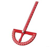 Buscador de ángulos de mano con junta bloqueable y marcas de grado claras para una referencia rápida durante la configuración del proyecto