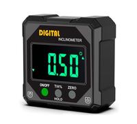 Buscador de ángulos digitales fácil de transportar medidor electrónico de ángulos para superficies de metal, ingeniería y aplicaciones de reparación automotriz, instrumento de medición de carpintería