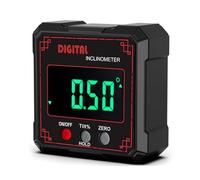 Buscador de ángulos digitales, medidor electrónico fácil de transportar para superficies metálicas, ingeniería y aplicaciones de reparación automotriz, herramienta de búsqueda