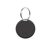 Buscador de Artículos Buscador de Objetos Localizador de Llaves, Rastreador Bluetooth con Estuche Protector para Bolso, Teléfono, Llaves, Mandos a Distancia, Gato, Compatible con iOS Android (Negro)