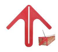 Buscador De Centro Para Carpintería,Localizador De Punto Central | Dispositivo Para Centrar Proyectos Artesanales Y Accesorios De Posicionamiento Para Grabado,Dispositivo de Centrado Manual para Traba