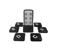 Buscador de control remoto | Dispositivo de alarma de sonido de hasta 90 dB | Buscador inalámbrico de teléfono de alcance de 131 pies con 6 receptores - para objetos perdidos de equipaje de mascotas y