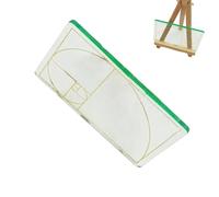 Buscador de la vista de composición: guía de diseño ajustable, calibradores de relación dorada | Herramienta de marco de y fotografía, ayuda visual ligera para dibujar, pintar y perfeccionar l