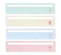 Buscador De Líneas Mahjong, Regla Mahjong Acrílica, Regla De Tarjeta Para Principiantes De 4 Piezas, Accesorio Para Juegos De Viaje A Casa, Función De Práctica Fácil, Adecuado Para Sesiones Nocturnas