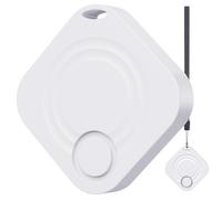 Buscador de Objetos Bluetooth 1 Pack Blanco, Smart Tracker Tag Funciona con Buscar Apple (Sólo iOS, Android no Compatible), Localizador para Llaves, Carteras, Equipaje, Batería Reemplazable