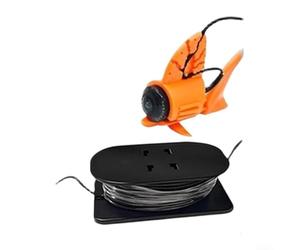 Buscador de peces subacuáticos de 4.3 pulgadas con cámaras HD, batería de 5000 mAh, rango de profundidad de 73 m, para visiones nocturnas y cámaras de pesca de rotación de 360° para barco de hielo