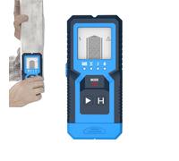 Buscador de pernos de metal, pantalla LCD, detector de escaneo profundo, buscador de pernos de pared para paneles de yeso y madera, para tuberías de yeso, vigas eléctricas, humedad, hormigón