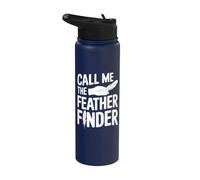 Buscador de plumas divertido para observar aves Stainless Steel Insulated Water Bottle