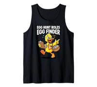 Buscador de Roles de Caza de Huevos Equipo de Pascua de Pato Camiseta sin Mangas