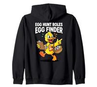 Buscador de Roles de Caza de Huevos Equipo de Pascua de Pato Sudadera con Capucha