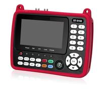 Buscador de satélite DVB-S2 + DVB-C + DVB-T2 medidor de medición de señal Digital Receptor Detector con Pantalla de 4,3 Pulgadas para solucionar Problemas