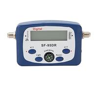 Buscador de satélite PolyGen para Sistemas receptores/LNB, medidor de Intensidad de señal de Antena de TV de 950-2150MHz con brújula y Tono de Audio para Uso en vehículos