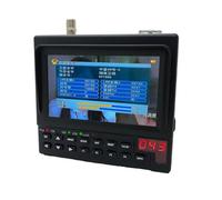 Buscador de satélite Receptores de TV DVB-S con Pantalla LCD de 4,3 Pulgadas Localizador de medidor de Fuerza de búsqueda Conectividad versátil