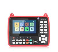 Buscador de SatéLite, ST-5150 DVB-S2/T2/C COMBO HD Satellite Finder Meter H.265 HEVC MPEG-4 QPSK 8PSK 16APSK Pantalla TFT LCD de 4,3 pulgadas