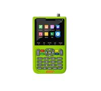 Buscador de satélites, Buscador de señal satelital V8 Finder 2 DVB-S/S2/S2X Digital 1080P HD H.264 Soporte CCM,VCM,ACM,Receptor TV vía satélite(with Bag and Charge)