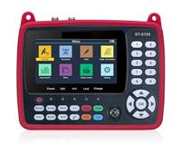 Buscador de señal de satélite Digital ST-5150 con Pantalla TFT LCD de 4,3 Pulgadas medidor Receptor portátil DVB-T DVB-C para instalación de Antena