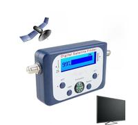 Buscador de señal satelital, Buscador De Satélite Digital Probador Medidor Receptor Señal TV Sat con Brújula Y Pantalla LCD FTA DVB S2