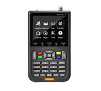 Buscador de señal satelital, Buscador De Satélite, V8 2 Digital DVB-S2X 1080P HD Receptor TV Decodificador Señal Satelital + Bolsa para Uso Flexible(V8 Finder 2)