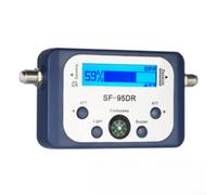 Buscador de señal, SF-95DRL Receptor de señal de TV Buscador de satélite digital Localizadores de pantalla de nivel FTA con brújula y luz indicadora