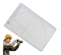 Buscador de visión de proporción dorada, buscador de visualización para artistas, herramienta de composición portátil, buscador de vista para dibujar, visor multifuncional para artistas al aire libre,