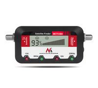 Buscador digital de señal SAT y medidor de satélites con cable coaxial incluido