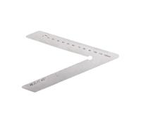 Buscador en ángulo de acero inoxidable de diseño preciso con marcado transparente para carpintería, metalurgia, tareas técnicas de dibujo, herramienta de carpintería de acero inoxidable