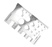 Buscador para medir pernos | Medidor de tornillos | Calibre roscas de acero inoxidable para garaje, automóviles, industria, hogar, carpintería, construcción y mecánica