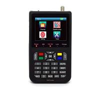 Buscador V9 de satélite Digital LCD señal Medidor 3,5 Pulgadas, Rastreador de satélites(Nero)