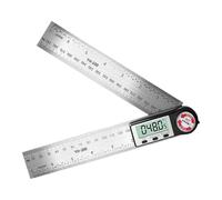 Buscadores de ángulos digitales de 200 mm, transportadores de acero inoxidable con pantalla LCD de alta precisión para ingenieros y carpinteros, ángulos digitales, mecanizado de instrumentos de