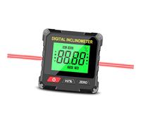 Buscadores de ángulos portátiles con función de apagado automático, inclinómetro digital de construcción ABS para uso digital en sitios de construcción