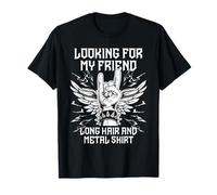 Buscando a mi novio - pelo largo y camiseta de metal Camiseta