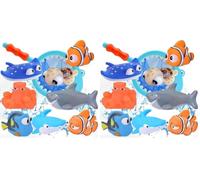 Buscando a Nemo Toys - 9 Piezas Buscando a Dory Nemo Bath Squirters Juguetes de baño flotantes para bebés y niños pequeños Ducha y bañera (Paquete de 2)