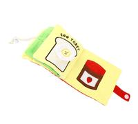 Buscando Comida Libro de Peluche Juguete Diseño único Chirriante Arrugado Interactivo para Perros 1 Unidad