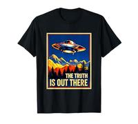 Buscando la Verdad UFO Alien Flying Saucer Encuentro Camiseta