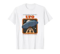 Buscando mi OVNI (Funny Retro Graphic) Camiseta