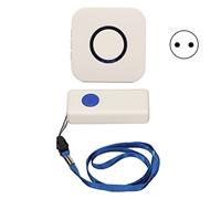 Buscapersonas Inalámbrico para Cuidadores, Sistema de Llamada Inteligente de Larga Distancia a Prueba de Agua IP55, Sistema de Ayuda para Pacientes con Alerta de Llamada de Enfermera(EU)